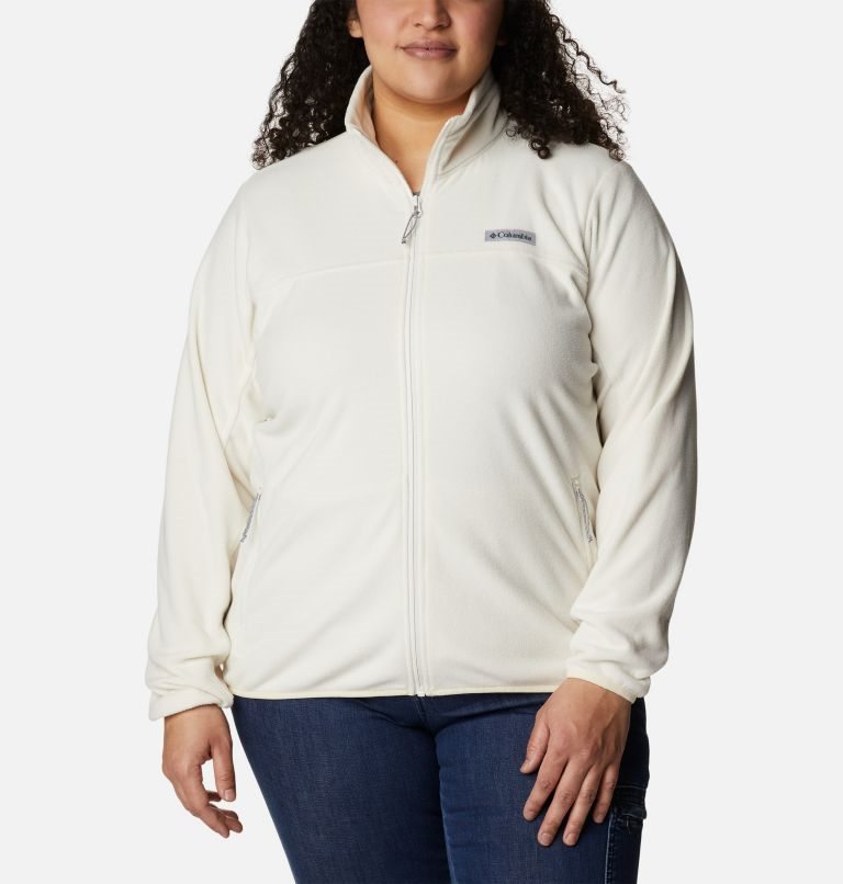 Columbia Ali Peak Full Zip Fleecejakker Dame Hvite | Plus Size 03897E